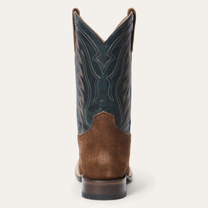 Stetson Men's Tripp Brown Leather Square Toe Boots 4126