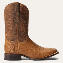 Load image into Gallery viewer, Stetson Brown Men&#39;s Aces Alligator Square Toe 4047