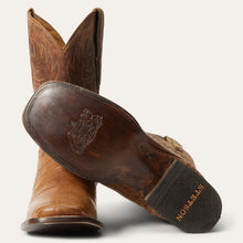 Load image into Gallery viewer, Stetson Brown Men&#39;s Aces Alligator Square Toe 4047