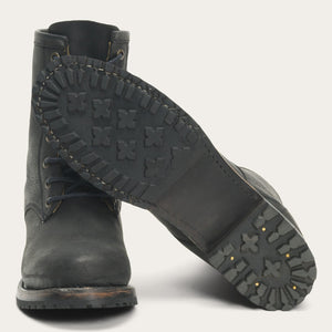 Stetson Women's Black Sam Round Toe Boots 12-021-4110-0161 BL