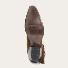 Load image into Gallery viewer, Stetson Brown Women&#39;s Halle Suede Snip Toe 1232