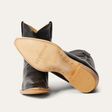 Load image into Gallery viewer, Stetson Women's Riley Black Leather Snip Toe Boots 1295