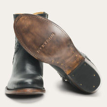 Load image into Gallery viewer, Stetson Black Women&#39;s Pixie Round Toe 1128