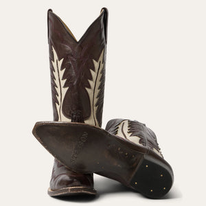 Stetson Brown Women's Jess Vintage Snip Toe 0201