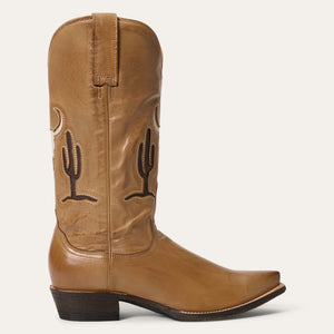 Stetson Tan Women's Tucson Brown Vintage Snip Toe 0203