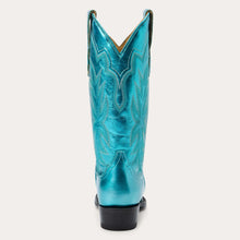 Load image into Gallery viewer, Stetson Women&#39;s Jolene Green Leather Snip Toe Boots 0233