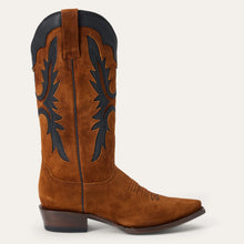 Load image into Gallery viewer, Stetson Women&#39;s Cheyenne Brown Leather Snip Toe Boots 0235