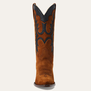 Stetson Women's Cheyenne Brown Leather Snip Toe Boots 0235