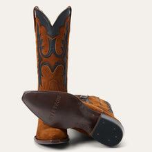 Load image into Gallery viewer, Stetson Women&#39;s Cheyenne Brown Leather Snip Toe Boots 0235