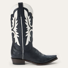 Load image into Gallery viewer, Stetson Women&#39;s Cheyenne Black Leather Snip Toe Boots 0236