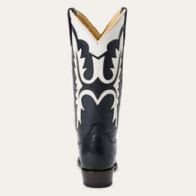 Load image into Gallery viewer, Stetson Women&#39;s Cheyenne Black Leather Snip Toe Boots 0236