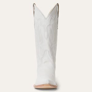 Stetson White Women's Casey Snip Toe 0244