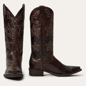 Stetson Brown Women's Cosmo Snip Toe 0248