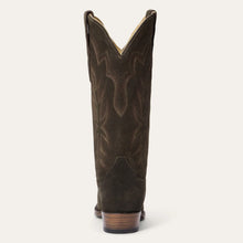 Load image into Gallery viewer, Stetson Women&#39;s Casey Green Leather Snip Toe Boots 0253