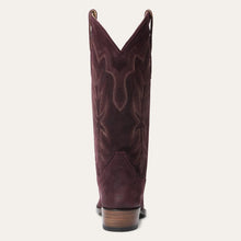 Load image into Gallery viewer, Stetson Women&#39;s Casey Wine Leather Snip Toe Boots 0254