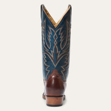 Load image into Gallery viewer, Stetson Women's Annie Blue Leather Snip Toe Boots 0255