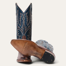 Load image into Gallery viewer, Stetson Women's Annie Blue Leather Snip Toe Boots 0255