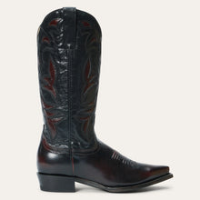 Load image into Gallery viewer, Stetson Women&#39;s Georgia Black Goat Leather Snip Toe Boots 0256