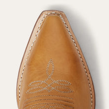Load image into Gallery viewer, Stetson Women&#39;s Casey Brown Leather Snip Toe Boots 0628
