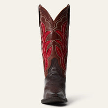 Load image into Gallery viewer, Stetson Women's Erin Brown Leather Square Toe Boots 0747