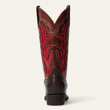 Load image into Gallery viewer, Stetson Women's Erin Brown Leather Square Toe Boots 0747