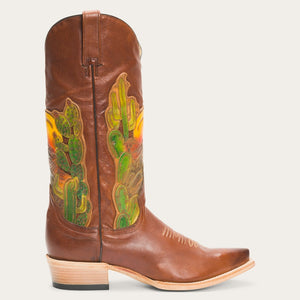 Stetson Women's Brown Goldie Snip Toe Boots 12-021-6105-1281 BR