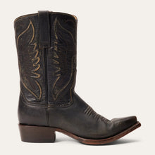 Load image into Gallery viewer, Stetson Women's Tate Black Leather Snip Toe Boots 0339