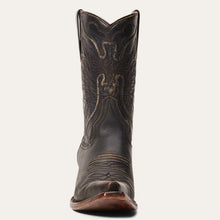 Load image into Gallery viewer, Stetson Women's Tate Black Leather Snip Toe Boots 0339