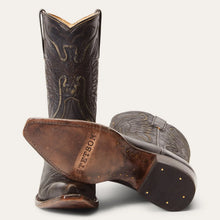 Load image into Gallery viewer, Stetson Women's Tate Black Leather Snip Toe Boots 0339