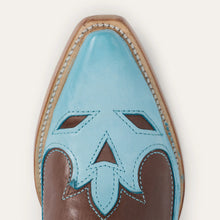 Load image into Gallery viewer, Stetson Women&#39;s Alix Blue Calf Leather Snip Toe Boots 0407