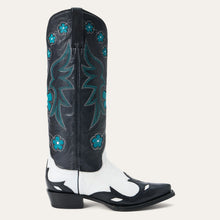 Load image into Gallery viewer, Stetson Women&#39;s Ariana Black Leather Snip Toe Boots 0596