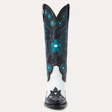 Load image into Gallery viewer, Stetson Women&#39;s Ariana Black Leather Snip Toe Boots 0596