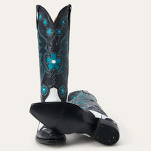 Load image into Gallery viewer, Stetson Women&#39;s Ariana Black Leather Snip Toe Boots 0596