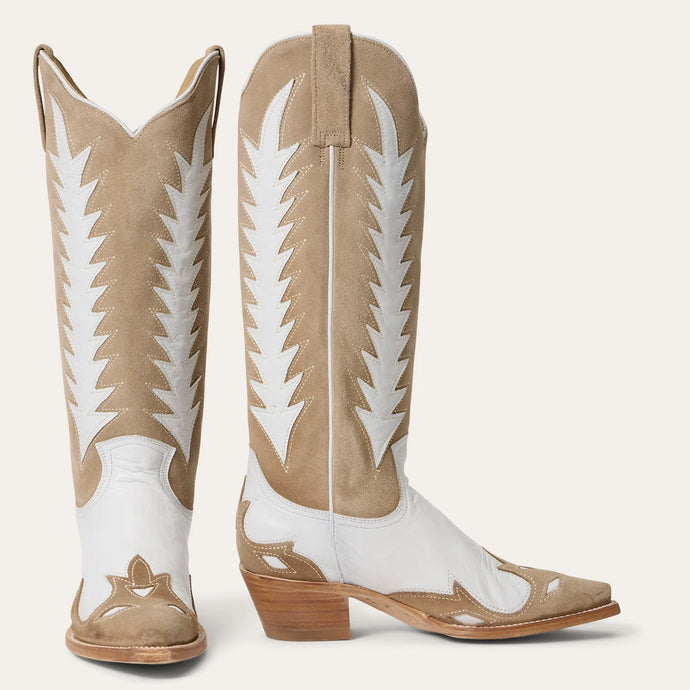 Stetson Women's Beth Tan Leather Snip Toe Boots 1299