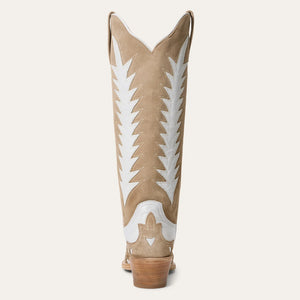 Stetson Women's Beth Tan Leather Snip Toe Boots 1299