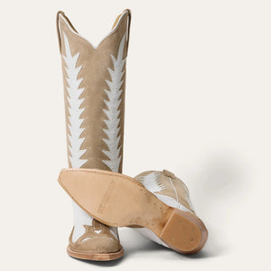 Stetson Women's Beth Tan Leather Snip Toe Boots 1299