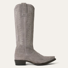 Load image into Gallery viewer, Stetson Grey Women&#39;s Emme Grey Suede Snip Toe 1349