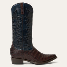 Load image into Gallery viewer, Stetson Women's Adi Brown Caiman Snip Toe Boots 4333