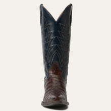 Load image into Gallery viewer, Stetson Brown Women&#39;s Adi Caiman Snip Toe Boot 4333