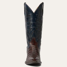 Load image into Gallery viewer, Stetson Women's Adi Brown Caiman Snip Toe Boots 4333