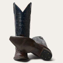 Load image into Gallery viewer, Stetson Women's Adi Brown Caiman Snip Toe Boots 4333