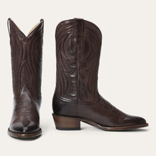 Load image into Gallery viewer, Stetson Women&#39;s Nora Brown Leather Snip Toe Boots 1471