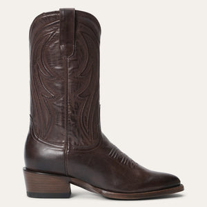 Stetson Women's Nora Brown Leather Snip Toe Boots 1471