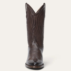 Stetson Women's Nora Brown Leather Snip Toe Boots 1471