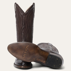 Stetson Women's Nora Brown Leather Snip Toe Boots 1471