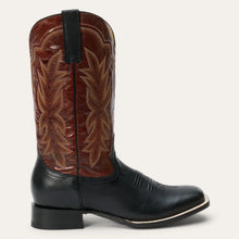 Load image into Gallery viewer, Stetson Women's Jessica Black Leather Square Toe Boots 0727