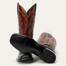 Load image into Gallery viewer, Stetson Women's Jessica Black Leather Square Toe Boots 0727