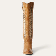 Load image into Gallery viewer, Stetson Women&#39;s Johnnie Brown Calf Leather Snip Toe Boots 1338