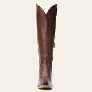 Stetson Women's Sutton Brown Calf Leather Snip Toe Boots 1357