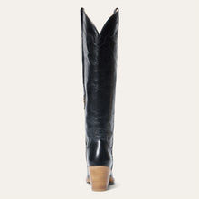 Load image into Gallery viewer, Stetson Women&#39;s Sutton Black Calf Leather Snip Toe Boots 1358